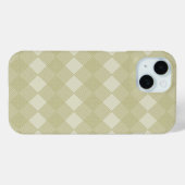 Art Deco Tan Diamonds Circuit Pattern Case-Mate iPhone Case (Achterkant (horizontaal))