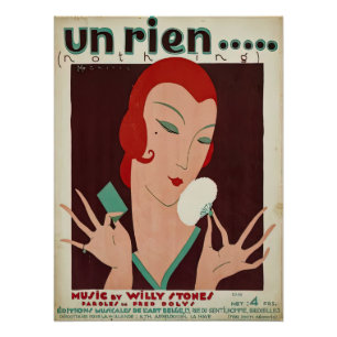 Art Deco Tango in de jaren twintig van de vorige e Perfect Poster