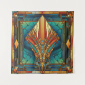 Art Deco Tapijt Wandkleed (Voorkant)