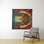 Art Deco Tapijt Wandkleed (In Situ (horizontaal))