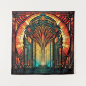 Art Deco Tapijt Wandkleed (Voorkant)