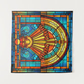 Art Deco Tapijt Wandkleed (Voorkant (horizontaal))