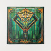 Art Deco Tapijt Wandkleed (Voorkant)
