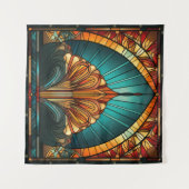 Art Deco Tapijt Wandkleed (Voorkant (horizontaal))