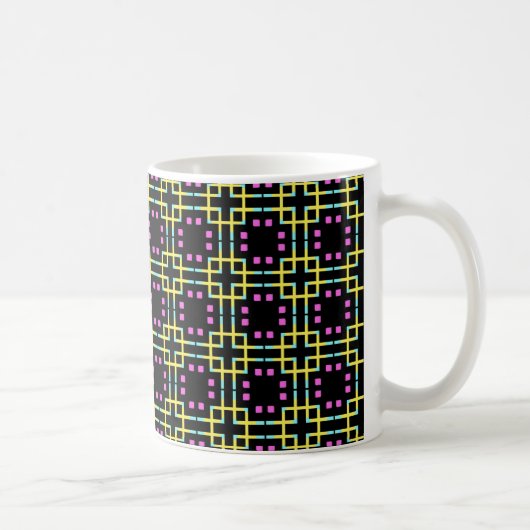 Art Deco Tartan - II Koffiemok (Rechts)