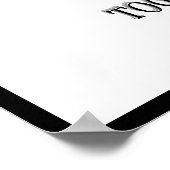 Art Deco Teamwork Motivatie banner (plum, Blue) Poster (Hoek)