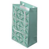 Art Deco Tegel Klein Cadeauzakje (Achterkant Gekanteld)