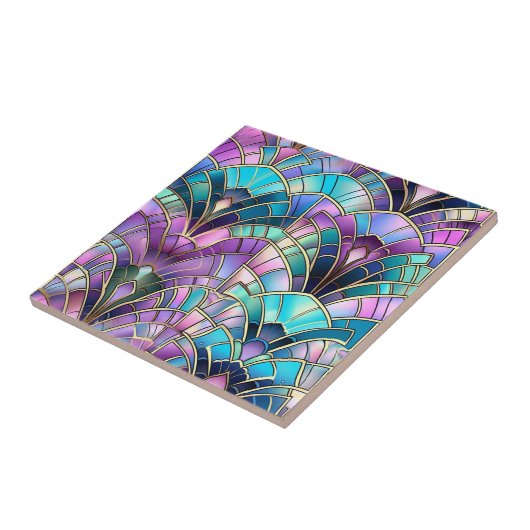 Art Deco Tegel Tegeltje (Zijkant)