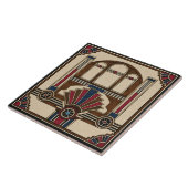 Art Deco-tegel Tegeltje (Zijkant)
