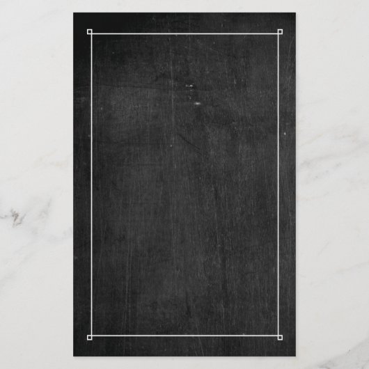 Art Deco-tekst op zwart hout Flyer (Achterkant)