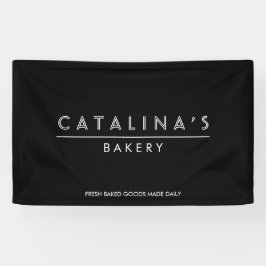 Art Deco Text Bakery, Cafe, Shop Spandoek