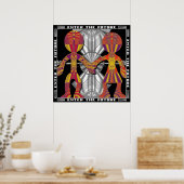 ART DECO TEXTURE #01 POSTER (Keuken)