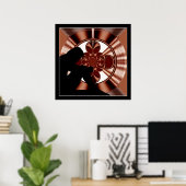 ART DECO TEXTURE #05 POSTER (Thuiskantoor)