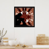 ART DECO TEXTURE #05 POSTER (Keuken)