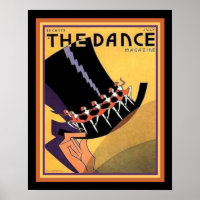 Art Deco "The Dance" Hoesje (jaren 1920) 16 x 20