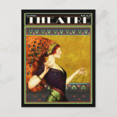 Art Deco Theater Magazine 1922 Briefkaart (Voorkant)