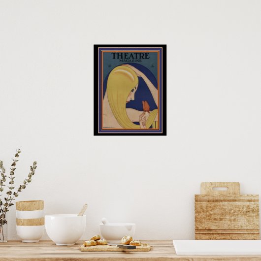 Art Deco Theater Magazine Poster 16 x 20 (Keuken)