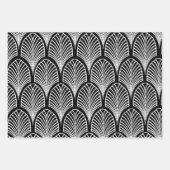 Art Deco thema geschenkverpakking voor Kerstmis Inpakpapier Vel (Voorkant 3)