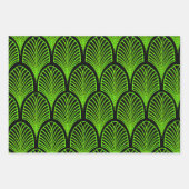Art Deco thema geschenkverpakking voor Kerstmis Inpakpapier Vel (Voorkant)