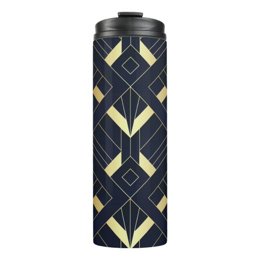 Art Deco Thermal Tumbler Thermosbeker (Voorkant)