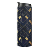 Art Deco Thermal Tumbler Thermosbeker (Geroteerd rechts)