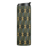 Art Deco Thermal Tumbler Thermosbeker (Gedraaid links)