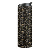 Art Deco Thermal Tumbler Thermosbeker (Gedraaid links)