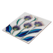 Art Deco Thistle Wall Decor Art Nouveau Tegeltje (Zijkant)