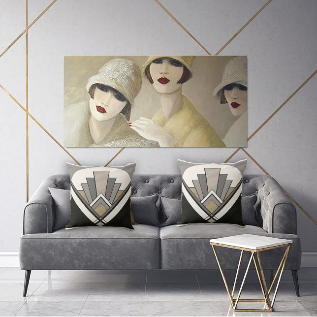 Art Deco Throw Pillow Kussen (Creator heeft geüpload)