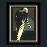 Art Deco Tiger Afdrukken 16 x 20 Poster<br><div class="desc">Unieke en stijlvolle Art Deco "Tiger"-afdrukken 16 x 20</div>