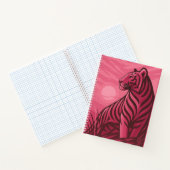 Art Deco Tiger Notitieboek (Binnen)