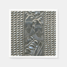 Art Deco Tortelduifjes Papier servet