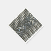 Art Deco Tortelduifjes Papier servet (Hoek)