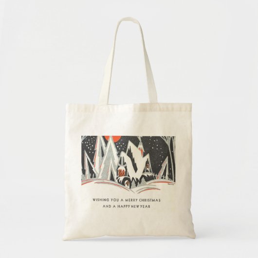 art deco tote bag (Voorkant)