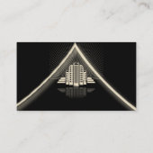 Art Deco Tower Ray Trouwplaatskaarten Plaatskaartje (Achterkant)