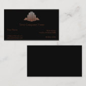 Art Deco Tower-Visitekaartje Visitekaartje (Voorkant / Achterkant)