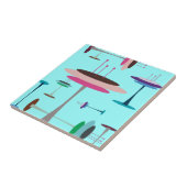 Art Deco Towers Tegeltje (Zijkant)