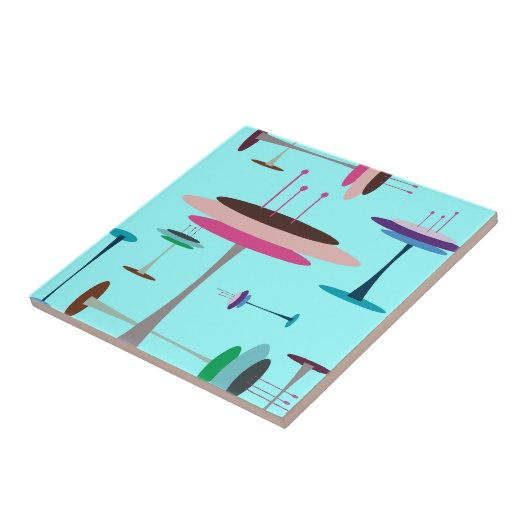 Art Deco Towers Tegeltje (Zijkant)