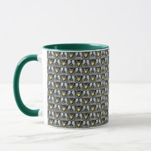 Art Deco Traandrop Abstract Geometrisch Patroon 13 Mok