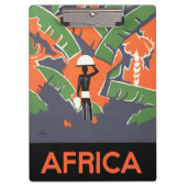 Art Deco Travel, inheems in het Afrikaanse Oerwou Klembord (Voorkant)