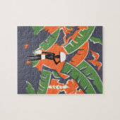  Art Deco Travel, inheems in het Afrikaanse Oerwou Legpuzzel (Horizontaal)
