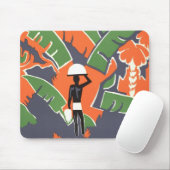  Art Deco Travel, inheems in het Afrikaanse Oerwou Muismat (Met muis)