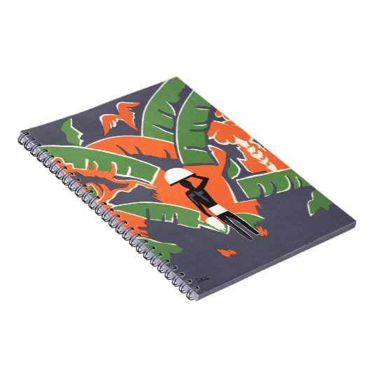  Art Deco Travel, inheems in het Afrikaanse Oerwou Notitieboek (Rechterzijde)