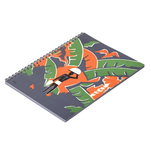 Art Deco Travel, inheems in het Afrikaanse Oerwou Notitieboek (Linkerzijde)