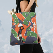 Art Deco Travel, inheems in het Afrikaanse Oerwou Tote Bag