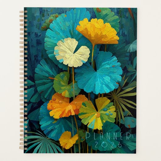 Art Deco Tropical Planner (Voorkant)