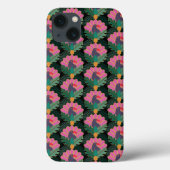 Art Deco Tropical Toucans & Ananas Case-Mate iPhone Case (Achterkant)