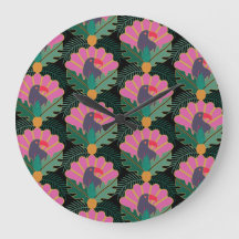 Art Deco Tropical Toucans & Ananas