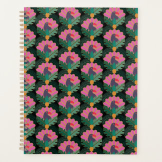 Art Deco Tropical Toucans & Ananas Planner