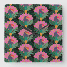 Art Deco Tropical Toucans & Ananas
